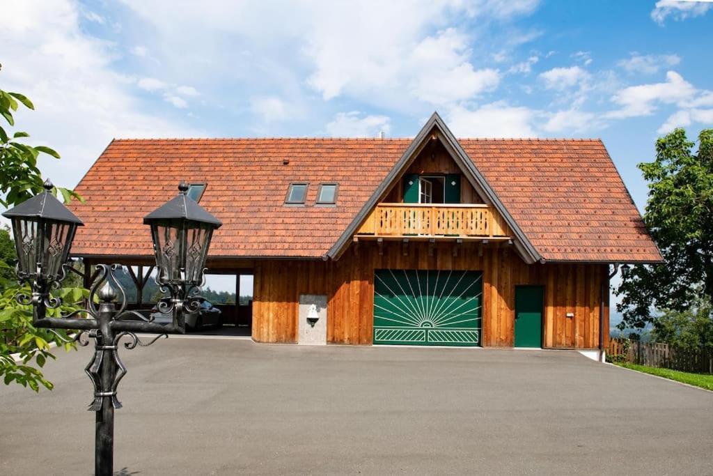 Chalet-Suedsteiermark - Traumhafte Aussicht, Infinity Pool, Privatsphaere, Klima Und De-Luxe Ausstattung Schwanberg Exterior foto